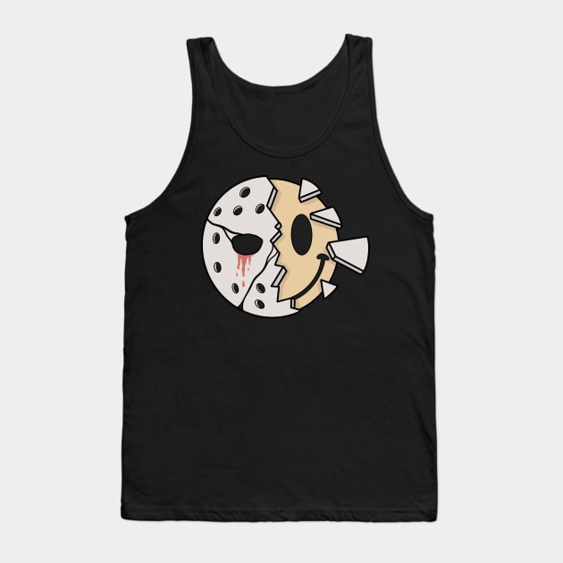 Smiley Tank Top by gggraphicdesignnn